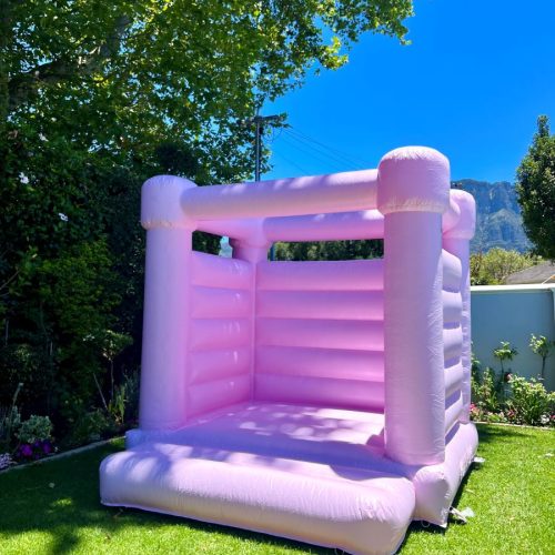 Small pink jumping castle